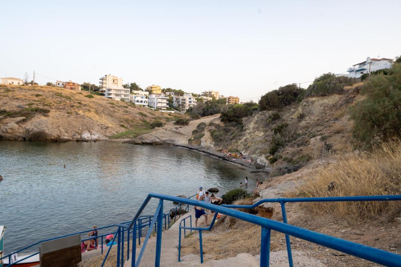 Amazing Sea View, Rafina Port, Athens Airport, Self-Check-In Lägenhet Exteriör bild